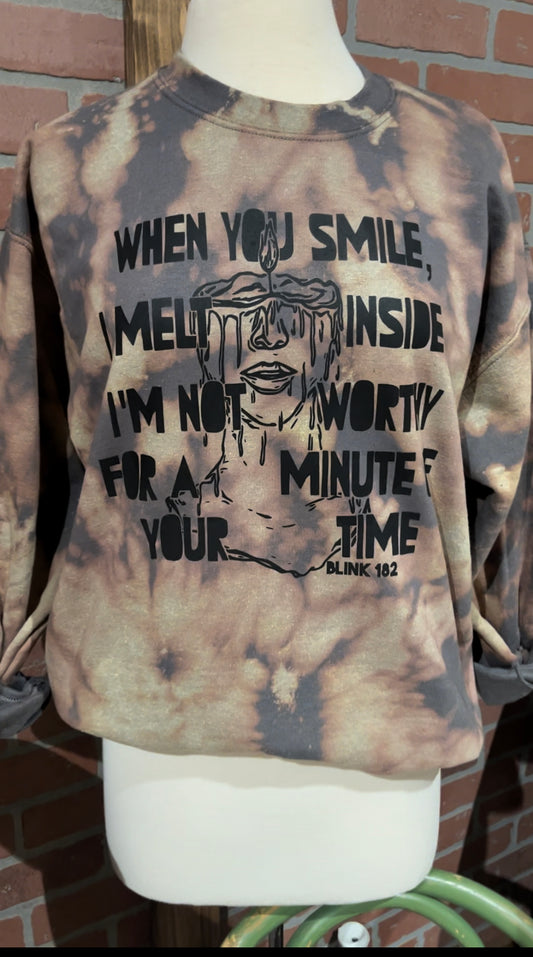 First Date Bleached Sweatshirt