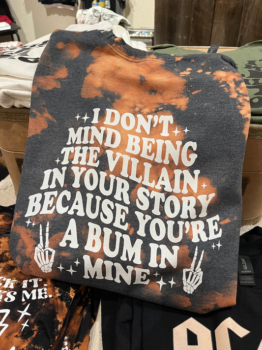 Villain Bleached Sweatshirt