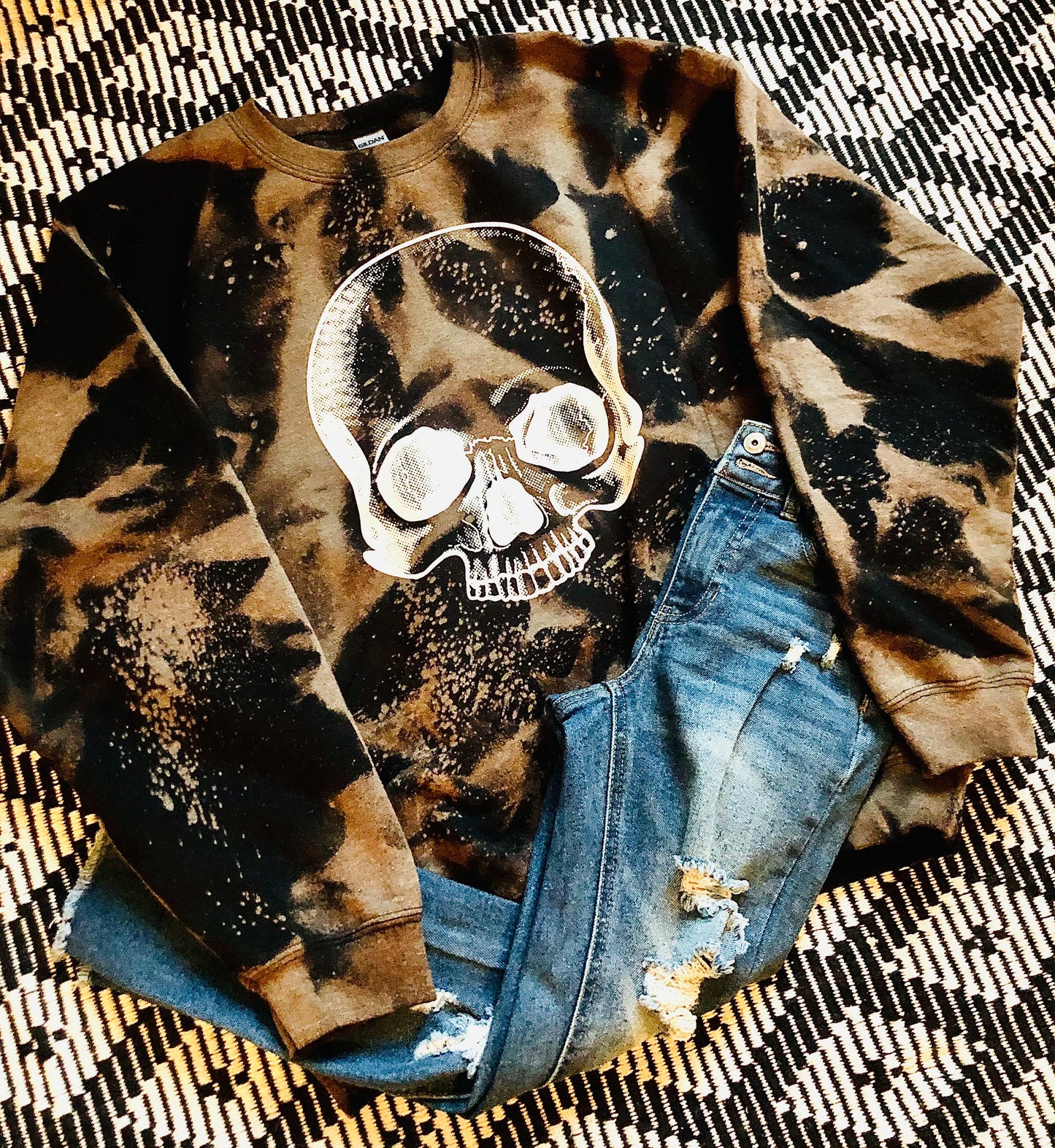 Skelly Bleached Sweatshirt