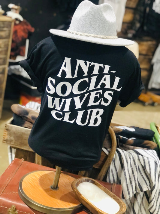 Anti-Social Wives Club Tee