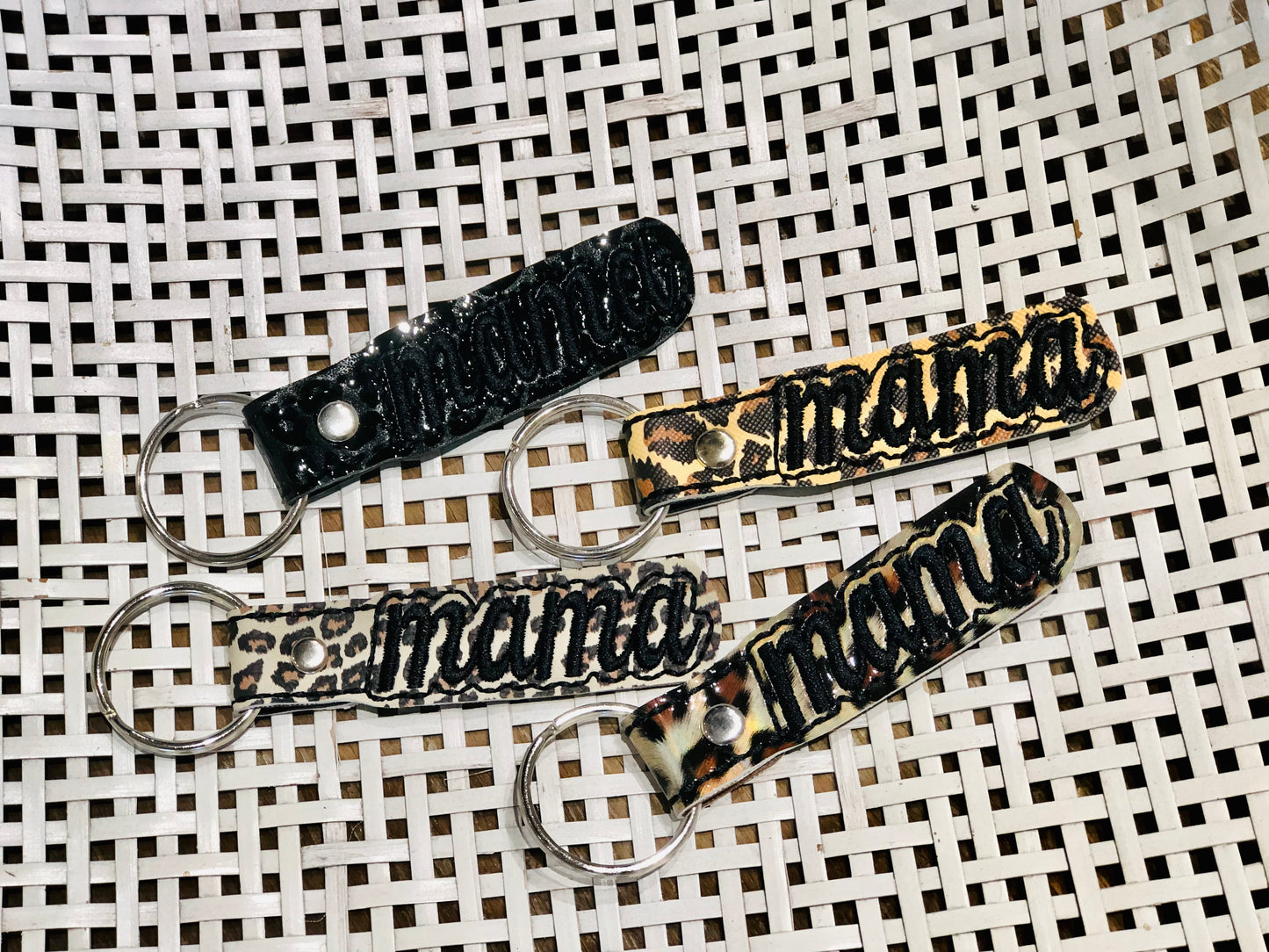 Mama Cheetah Keychains