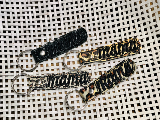 Mama Cheetah Keychains