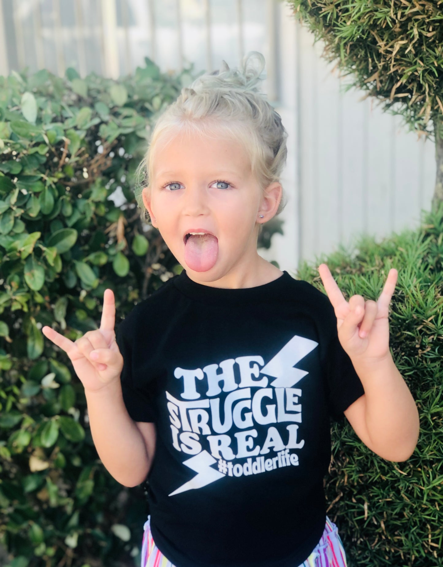 The Struggle Is Real Toddler Tee