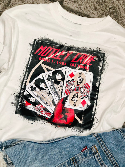 MC Cards Distressed Tee